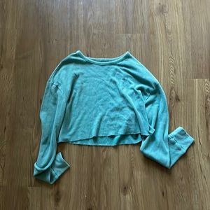 Teal pacsun Henley top